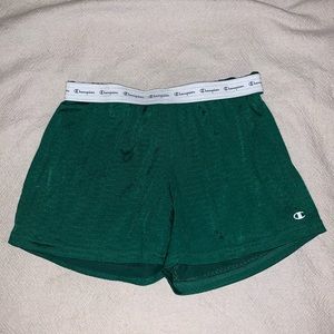CHAMPION Green Booty Shorts